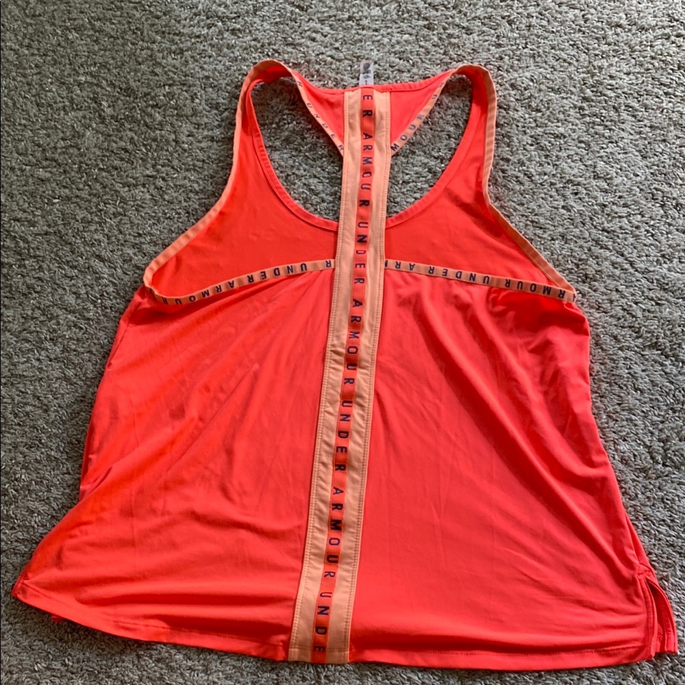Under Armour Women's Orange Racerback Tank Top